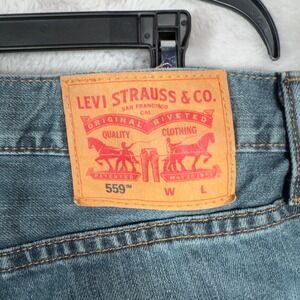 Levis 559 34x38‎ Relaxed Fit Jeans Mens Blue Denim Medium Wash Modern